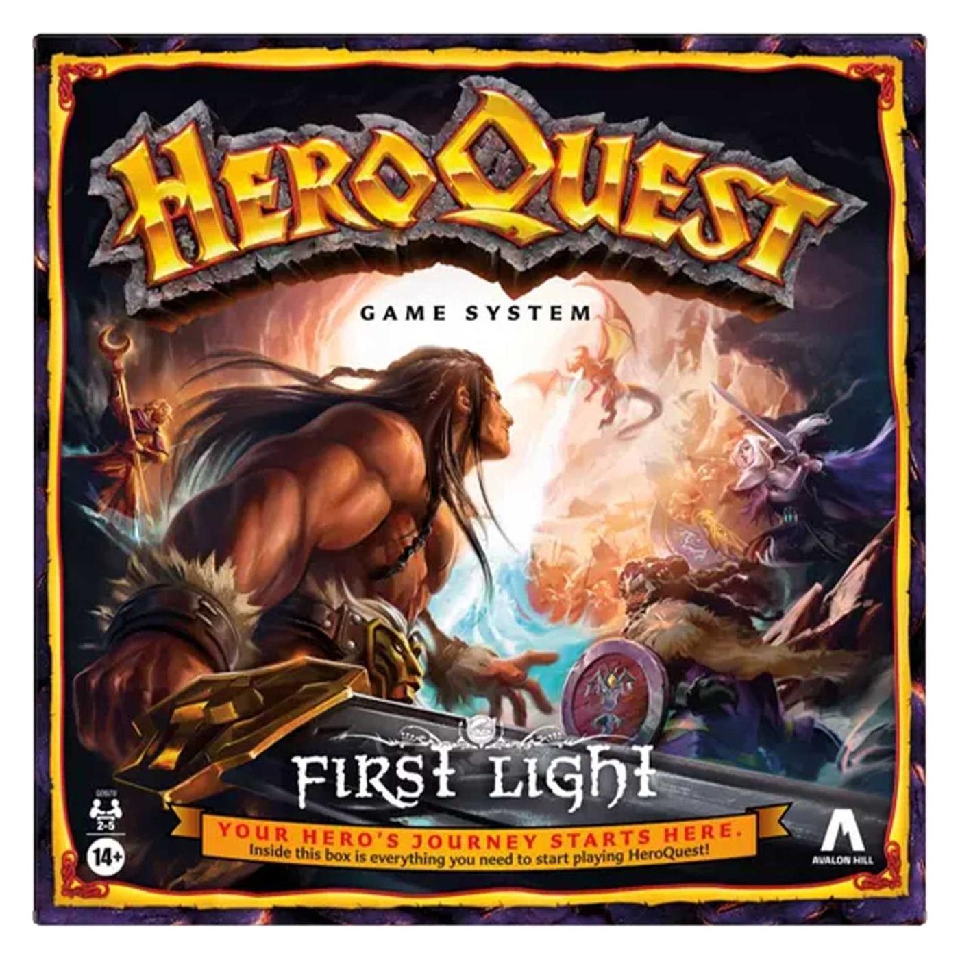 Hasbro HeroQuest Brettspiel First Light *Englische Version* (Englisch, 2 - 5 Spieler) (G0978UU0)