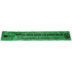 3M Electronic Marking System (EMS) Gefahrenwarnband 7904, grün, 152 mm, Wasser, 152-m-Rolle, 1 Rolle pro Packung