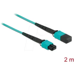 DELOCK 86956 - LWL Kabel MPO/MPO, 50/125μ, 2 m, OM4