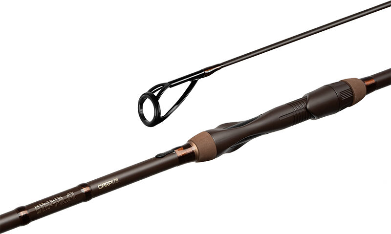 Canne carpe Delphin IMPALA Carp V3 380cm/3,50lbs/2 pcs Gray, Beige, Silver 380cm/3,50lbs/2 pcs