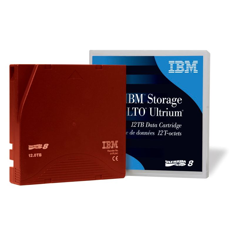 IBM LTO8 12TB/30TB Ultrium LTO TAPE 01PL041, Kapazität: 12TB