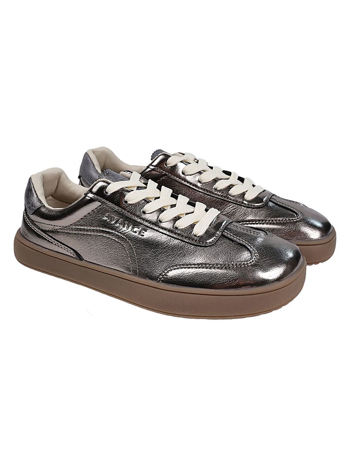 avance shoes Barfußschuhe in Silber - 37