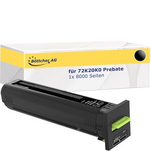 kompatibel für Lexmark 72K20K0 Prebate, Kompatibler Toner , 8000 Seiten, schwarz