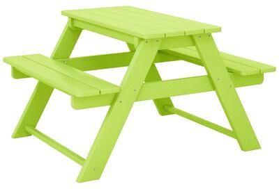Polytrends Laguna Kids Outdoor Poly Picnic Table
