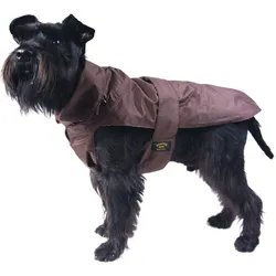 Fashion Dog Hundemantel mit Kunstpelz-Futter - Braun - 90 cm