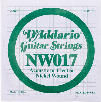 Daddario NW017 Single String