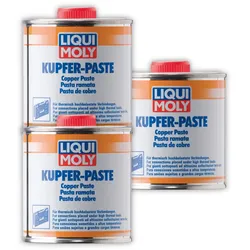 3x Bremsenpaste LIQUI MOLY 3081 Kupferpaste Kupfer-Paste Montage Bremse Fett 250g