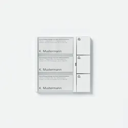 Siedle&amp;Söhne Tasten-Modul TM 611-03 W