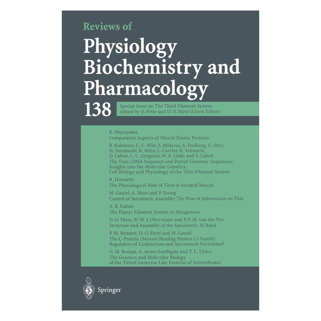 Springer Reviews of Physiology, Biochemistry and Pharmacology (Englisch, Softcover, A. Miyajima, D. Fürst, D. Pette, G. Schultz, H. Grunicke, L. M. Mendell, M. P. Blaustein, M. Schweiger, R. Greger, R. Jahn, W. J. Lederer) (55559869)