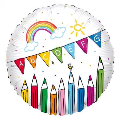 Folienballon Einschulung Schulanfang ABC