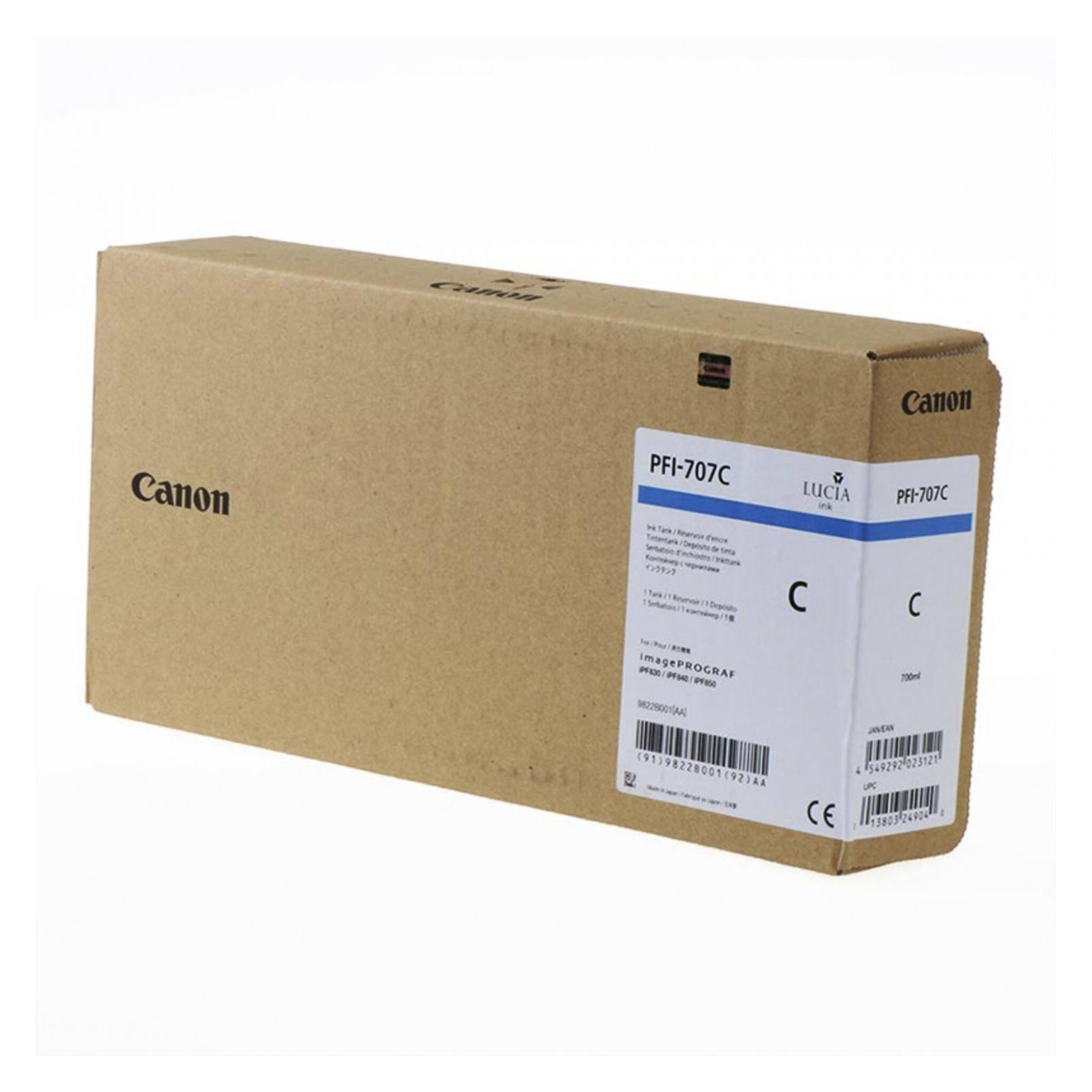 Canon Tinte Large Format cyan Orig.Nr. PFI-707C (C) (PFI707C)