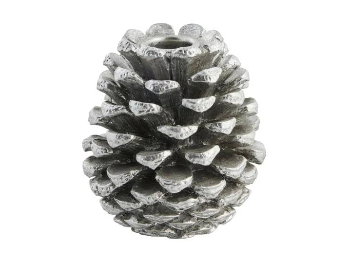 Lene Bjerre Serafina kandelaar dennenappel 10 cm Antiekzilver