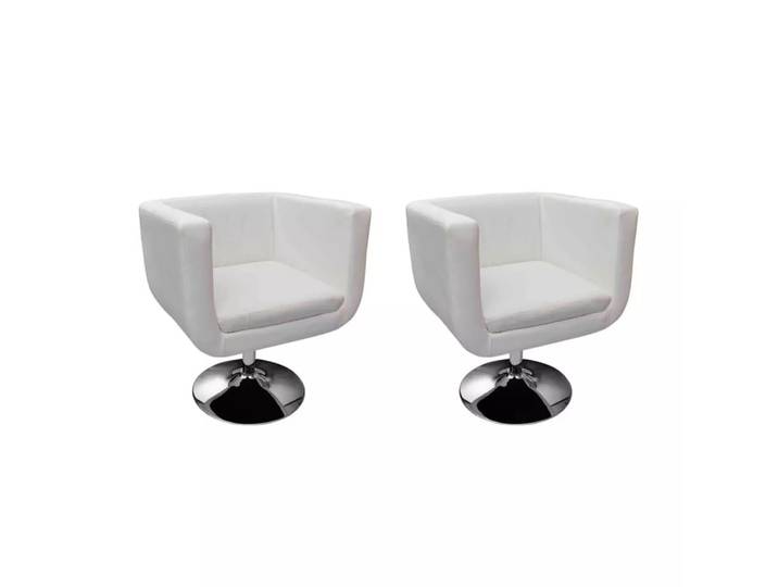 VidaXL - Sessel kunstleder, One Size, Weiss