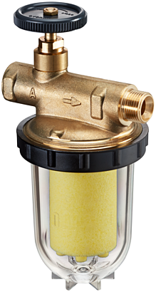 Oventrop Einstrang Heizölfilter Oilpur 3/8" 2123561 mit Siku-Einsatz, 50-75my