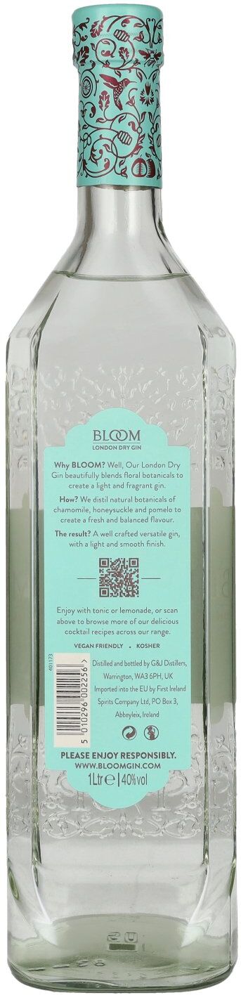 Bloom Gin Bloom London Dry Gin 40% Vol. 1l
