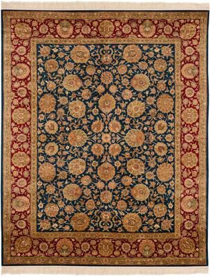 SAFAVIEH Couture Hand-knotted Royal Kerman Hrefna Traditional Oriental Wool Rug with Fringe