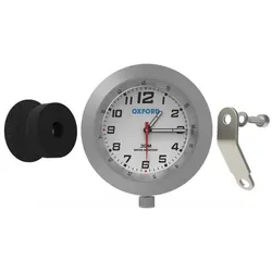 Oxford, Motorrad Zubehör, AnaClock - Sil Case &Whi Face