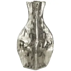 HOME STORY Vase   ¦ silber ¦ Aluminium ¦ Maße (cm): H: 49  Ø: 21.0