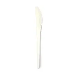 1000 Messer `Folia` C-PLA 19 cm weiss Mehrweg