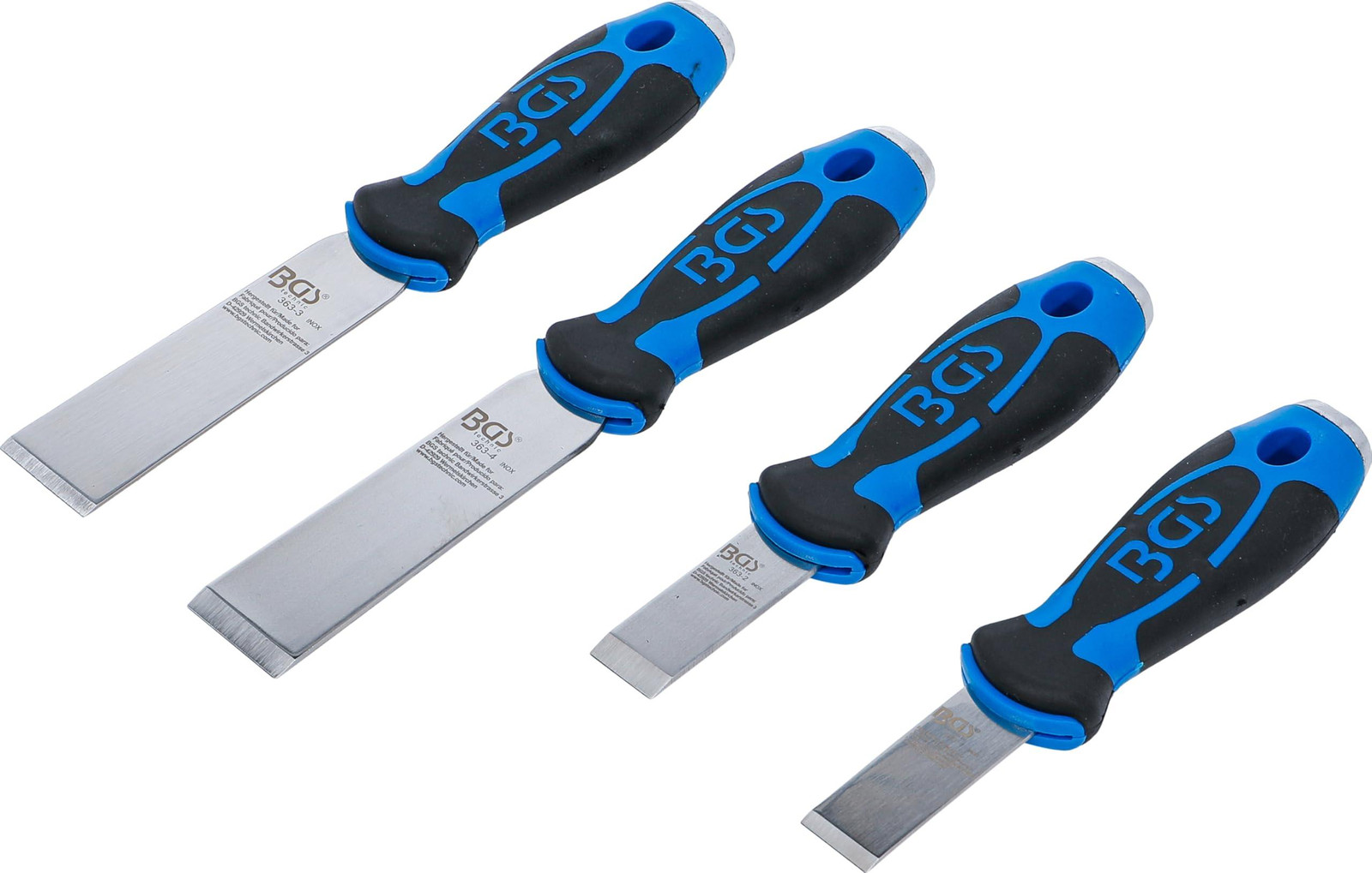 BGS Technic 363 Universele schuurset, 4-delig
