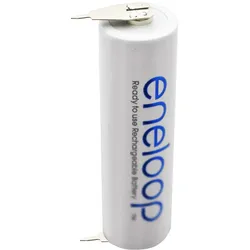Akku Panasonic Eneloop BK-3MCC, Mignon, AA, mit 1er Print-Kontakten (Platinen-Printmontage)