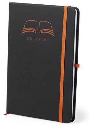 Carnet personnalisable Kefron PU bleu orange