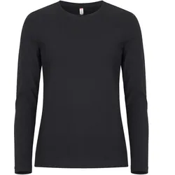CLIQUE Premium Fashion Langarmshirt Damen 99 - schwarz XXL