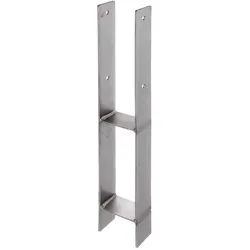 Alberts® H-Pfostenträger Edelstahl 91 x 600 mm