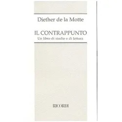 D. de la Motte Il Contrappunto Classical, Fachbücher von Diether de la Motte