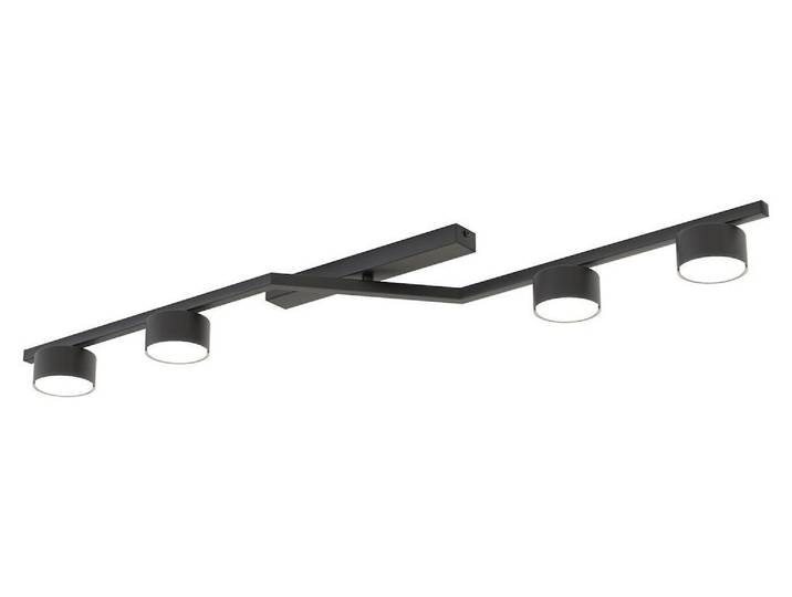 Hängelampe SKAN, schwarz, 4xGX53, 10W, Metall, Abmessungen: 20x100x32cm, IP20, Marke: Emibig
