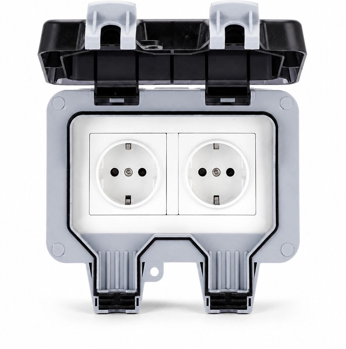 INF Prise à double d'alimentation électrique extérieure avec l'étanchéité IP66