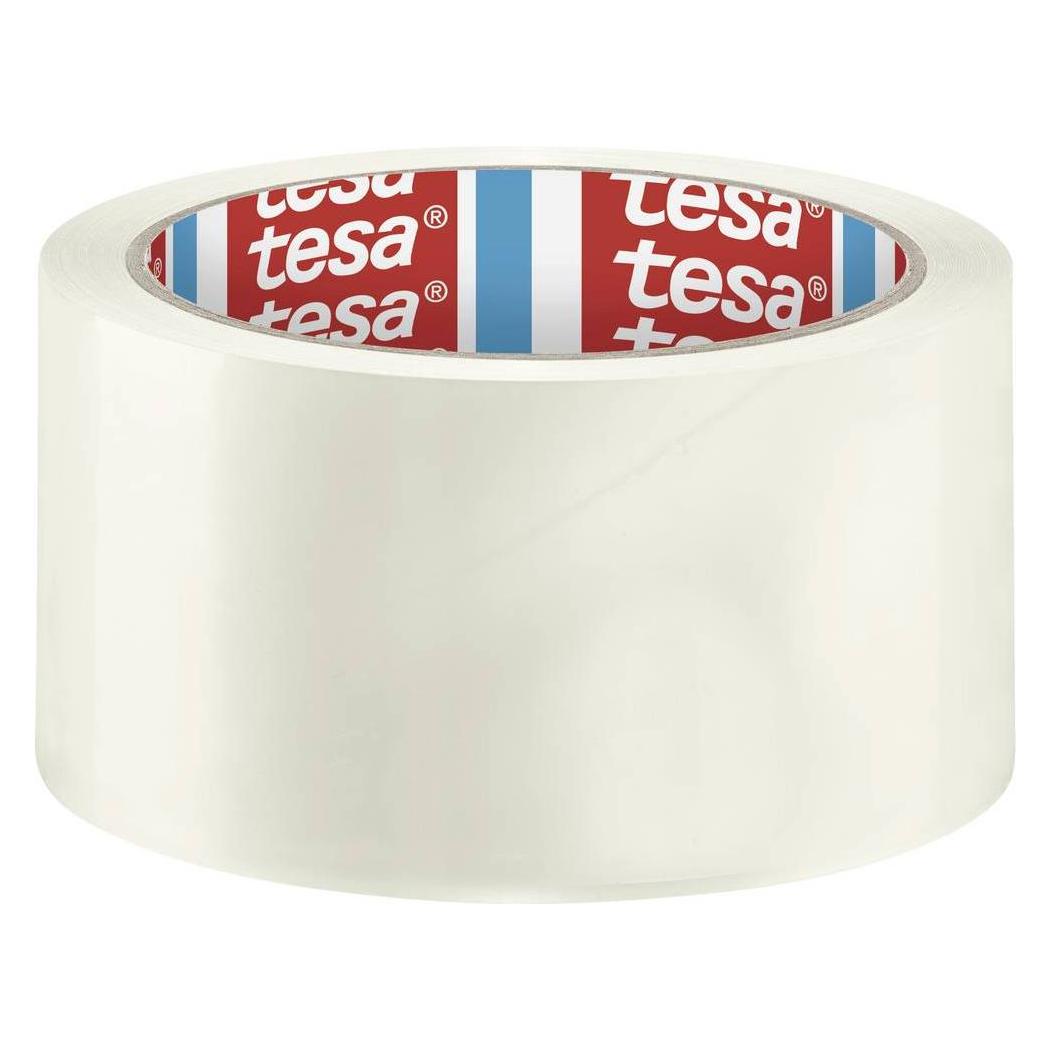 tesa 6x tesapack SOLID & STRONG Packband, leise abrollbar (50 mm) (58640-00500-00)