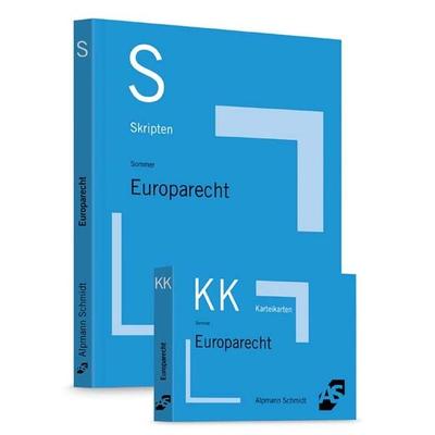 Bundle Sommer, Skript Europarecht + Sommer Karteikarten Europarecht, Taschenbuch von Christian Sommer,Claudia Haack, Alpmann und Schmidt,
