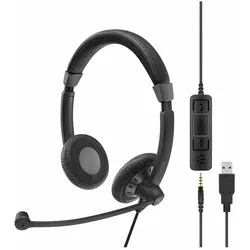 EPOS Impact SC 75 USB MS Culture Plus Mobile Serie (Kabelgebunden, USB-A, Microsoft Teams), Office Headset, Schwarz