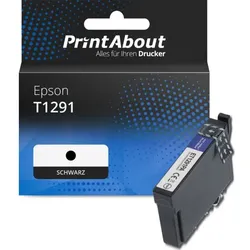 Druckerpatrone kompatibel mit Epson T1291 - Schwarz