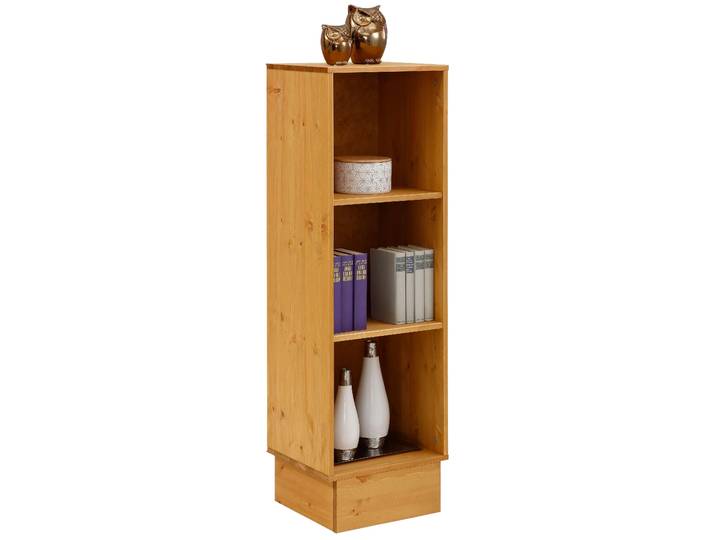 Regal OTTO HOME Milan , beige (natur), B:40cm H:128cm T:34cm, Massivholz, Regale, Regal, Höhe 128 cm, Massivholz, FSC-zertifiziert