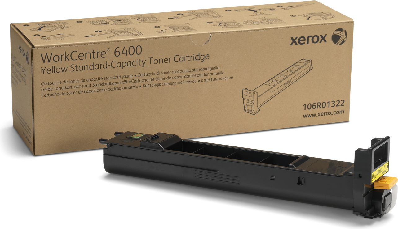 Xerox 106R01322 Tonerkartusche Gelb 8.000 Seiten für Xerox WorkCentre 6400