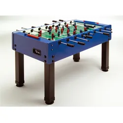 Garlando Tischfußball Kickertisch "Master-Cup",schwarz / blau,