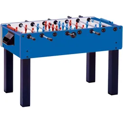 Bandito Tischfußball Kickertisch "Master-Cup Teleskop",schwarz / blau,
