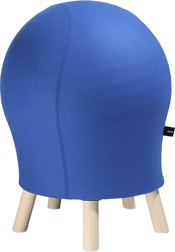 Fitness-Hocker SITNESS 5 ALPINE, Sitzhöhe ca. 620 mm, Bezug blau Topstar