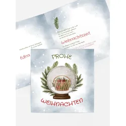 Grußkarten Weihnachten selbst gestalten mit Spruch und Fotos im Onlinedesigner bei Meine-Kartenmanufaktur.de