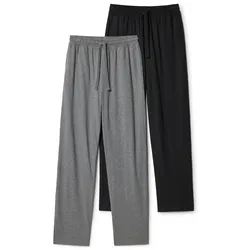 Tchibo - 2 Pyjamahosen - Herren - Gr. L - schwarz