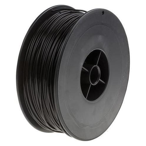 RS PRO RS Black PLA 1.75mm Filament 300g (PLA, 300 g, 1.75 mm) (8320406)