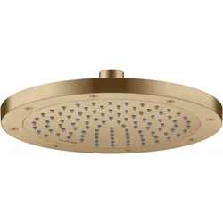 Hansgrohe AXOR ShowerSolutions Kopfbrause 245 1jet Brushed Bronze, 245 mm, verstellbarer Winkel, abnehmbar zur Reinigung, G 1/2 Anschluss