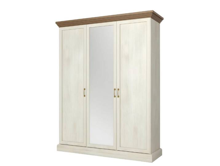 Xlmoebel Drehtürenschrank Holzschrank im Art-déco-Stil mit filigranen Details und Stauraum (1-St., Kleiderschrank) Hergestellt in Europa