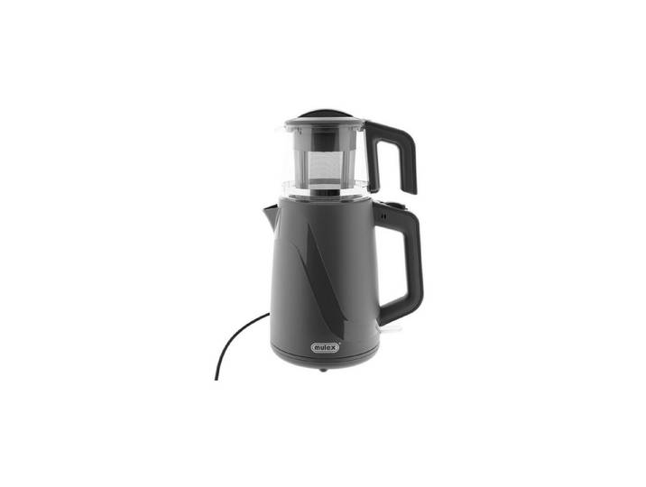 Mulex Wasser-/Teekocher Tee Express 2-in-1 Teekocher & Wasserkocher - 1L + 2L, 1650W - Grau, 1650 W