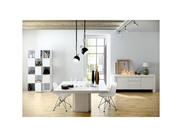 Table Dusk 150 x 150cm Blanc