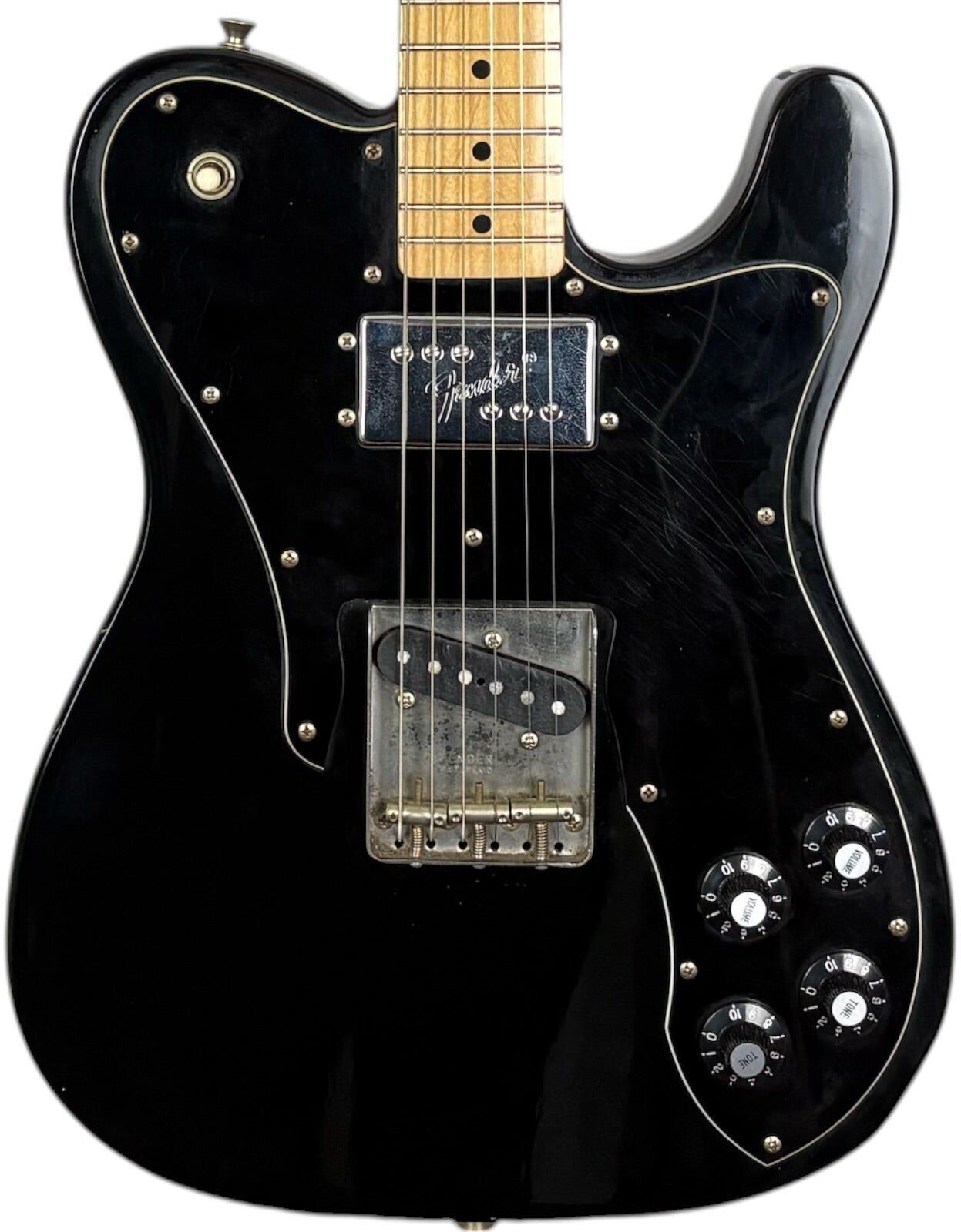 Fender Japan TC-72EX 72 Reissue Telecaster Custom 1997-1998   schwarz - Refurbished