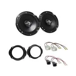 FORD Focus Fiesta C-Max Kuga Lautsprecher Einbauset JVC 2-Wege CS-J620X 300 W...