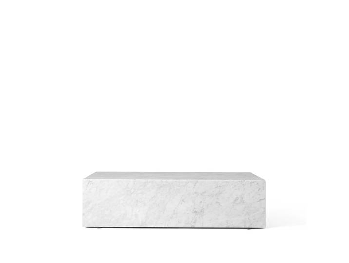Audo Copenhagen Table basse Plinth white, low